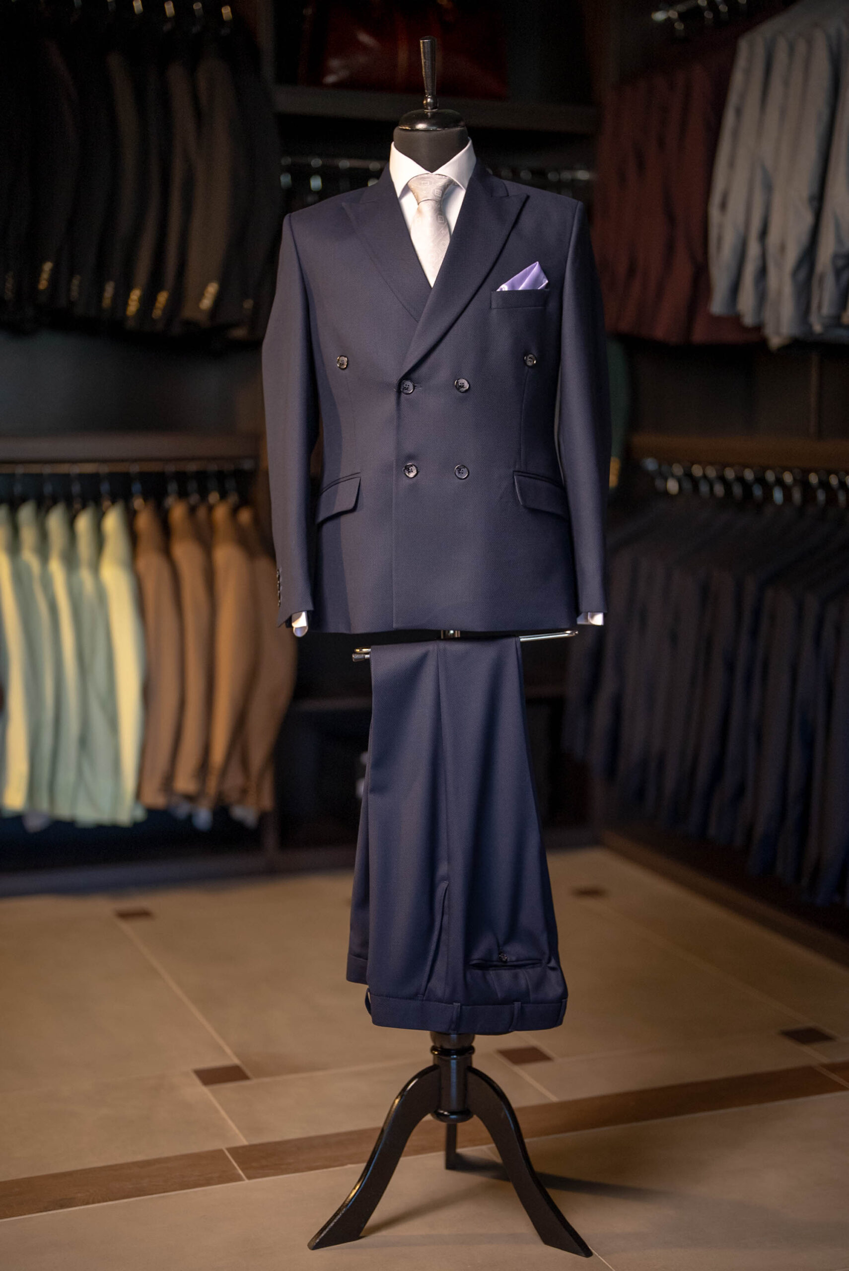 Costum Bouble Breasted Navy