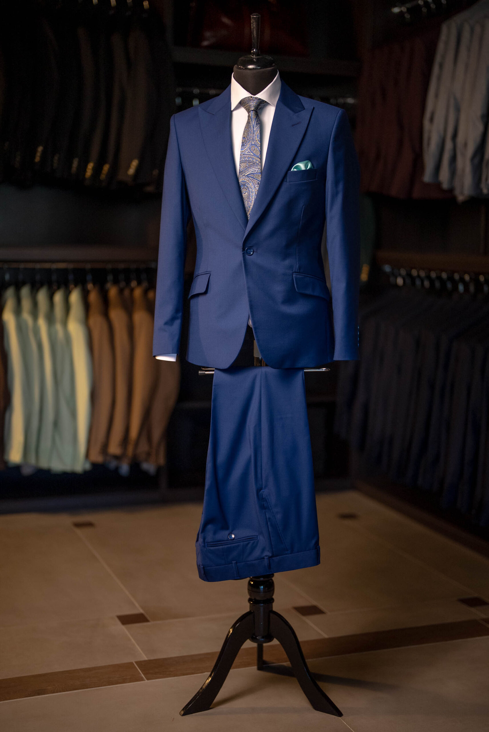 Costum Albastru Royal