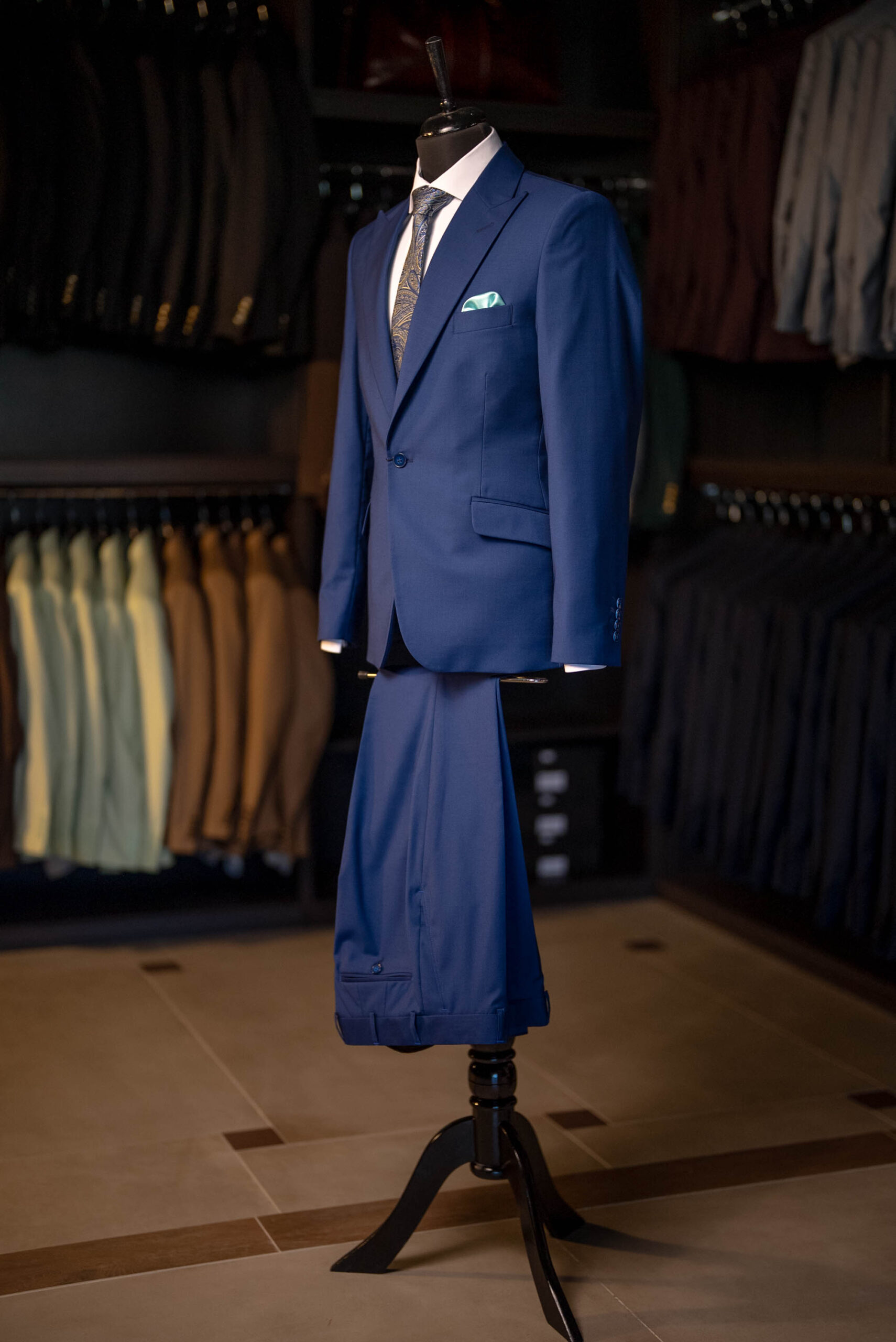 Costum Albastru Royal